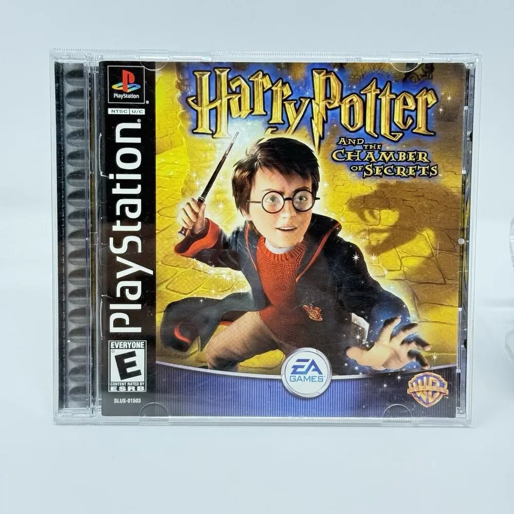 Harry Potter Chamber of Secrets Sony PlayStation PS1 Complete CIB Tested